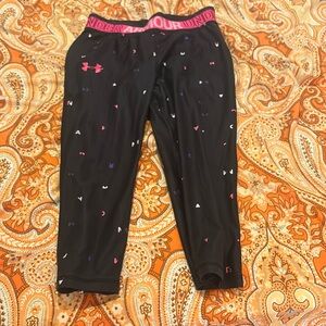 Youth large capri leggings under Armour